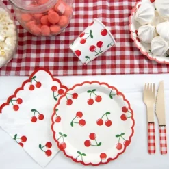 16 serviettes en papier - 33 x 33 cm - Collection Cherry