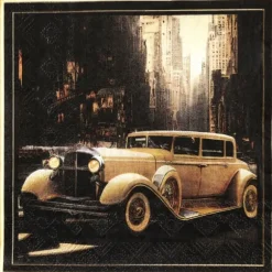 20 serviettes en papier - 33 x 33 cm - Collection Gatsby