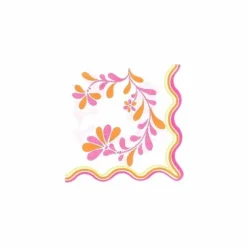 16 serviettes en papier - 33 x 33 cm - Collection Pink Lemonade