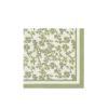 16 serviettes en papier - 32 x 32 cm - Collection Botanica Verde