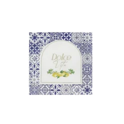 16 serviettes en papier - 33 x 33 cm - Collection Dolce Vita