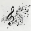 20 serviettes en papier - 33 x 33 cm - Collection Musique