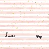20 serviettes en papier - 33 x 33 cm - Love Line