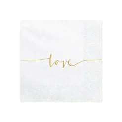 20 serviettes en papier - 33 x 33 cm - Love