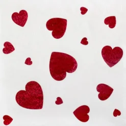 10 serviettes en papier - 33 x 33 cm - Saint-Valentin