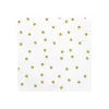 20 serviettes en papier - 33 x 33 cm - Étoiles dorées