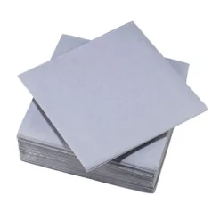 50 serviettes en voie sèche - 40 x 40 cm - Couleur Blanc