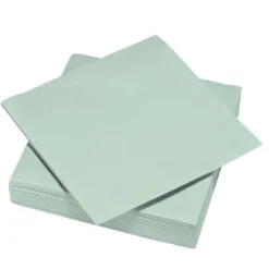 50 serviettes en voie sèche - 40 x 40 cm - Couleur Blanc