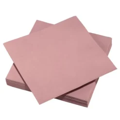 50 serviettes en voie sèche - 40 x 40 cm - Couleur Blanc
