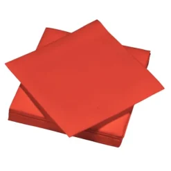 50 serviettes en voie sèche - 40 x 40 cm - Couleur Blanc