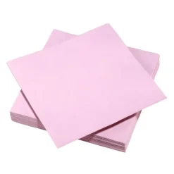 50 serviettes en voie sèche - 40 x 40 cm - Couleur Blanc