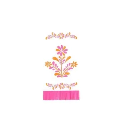 16 serviettes à franges en papier - 20 x 40 cm - Collection Pink Lemonade
