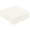 50 Serviettes Microgaufrées - Blanc