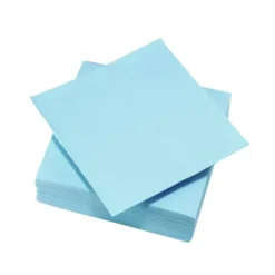 40 serviettes micro-gaufrées en ouate de cellulose - 38 x 38 cm - Couleur au choix