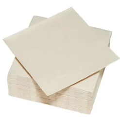 40 serviettes micro-gaufrées en ouate de cellulose - 38 x 38 cm - Couleur au choix