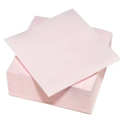 40 serviettes micro-gaufrées en ouate de cellulose - 38 x 38 cm - Couleur au choix
