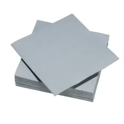 40 serviettes micro-gaufrées en ouate de cellulose - 38 x 38 cm - Couleur au choix