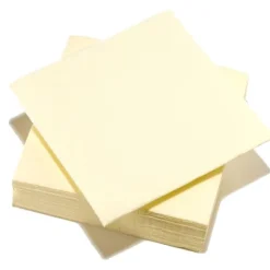 40 serviettes micro-gaufrées en ouate de cellulose - 38 x 38 cm - Couleur au choix