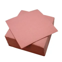 40 serviettes micro-gaufrées en ouate de cellulose - 38 x 38 cm - Couleur au choix
