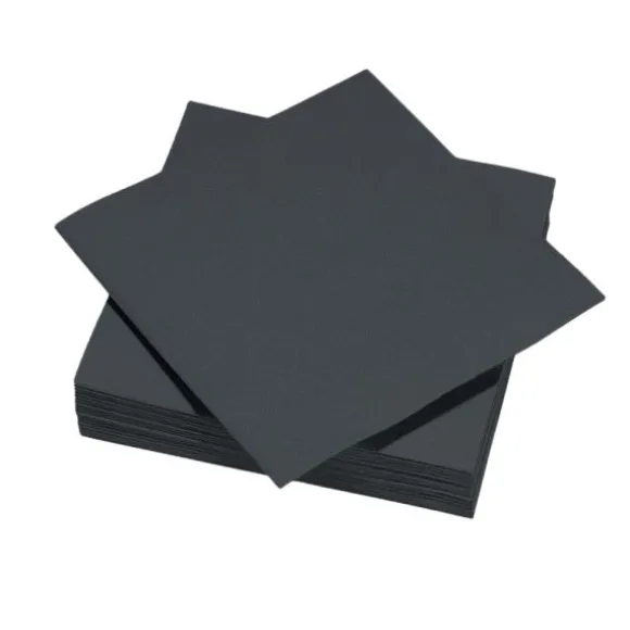 40 serviettes micro-gaufrées en ouate de cellulose - 38 x 38 cm - Couleur au choix