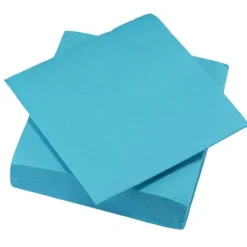 40 serviettes micro-gaufrées en ouate de cellulose - 38 x 38 cm - Couleur au choix