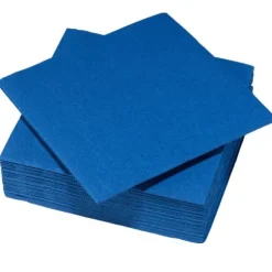 40 serviettes micro-gaufrées en ouate de cellulose - 38 x 38 cm - Couleur au choix