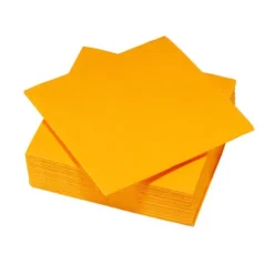 40 serviettes micro-gaufrées en ouate de cellulose - 38 x 38 cm - Couleur au choix