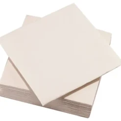 50 Serviettes Microgaufrées - Grège