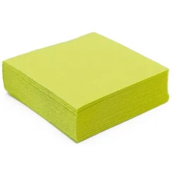 50 Serviettes Microgaufrées - Kiwi
