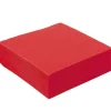 50 Serviettes Microgaufrées - Rouge