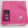 100 Serviettes Ouate de Cellulose - Framboise