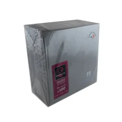 100 Serviettes Ouate de Cellulose Gris