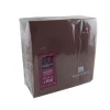 100 Serviettes Ouate de Cellulose Chocolat