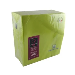 100 Serviettes Ouate de Cellulose Kiwi