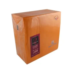100 Serviettes Ouate de Cellulose Mandarine