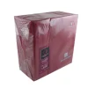 100 Serviettes Ouate de Cellulose Bordeaux