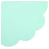 16 serviettes papier à motifs embossées - Bleu