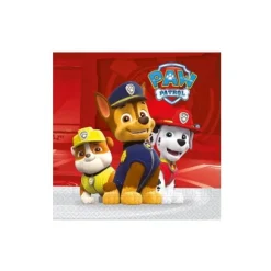 20 Serviettes à 2 plis - 33 x 33 cm - Paw Patrol, la Pat'Patrouille™