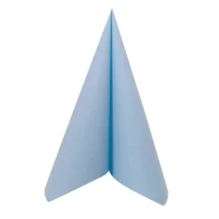 50 Serviettes Voie Sèche - Bleu ciel