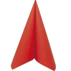 50 Serviettes Voie Sèche - Rouge