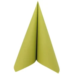 50 Serviettes Voie Sèche - Vert Anis