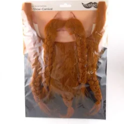 Set barbe et moustache "Viking" - Roux