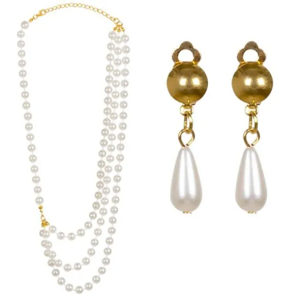 Set Charleston - Collier et boucles d'oreilles