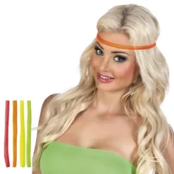 Set de 4 bandeaux élastiques fluo