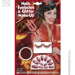 Set de Maquillage Rouge pour Diablesse