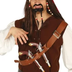 Set de 2 pistolets Pirate avec cartouchière