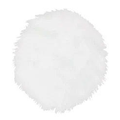 Set de Table en Fausse Fourrure - Blanc