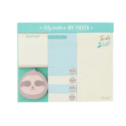 Set de 8 x 80 notes adhésives Paresseux - Mr. Wonderful