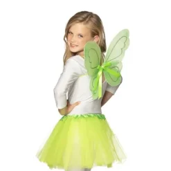 Set Enfant Fée Verte Tutu et Ailes