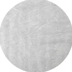 10 Sets de table ronds brillants - Argenté